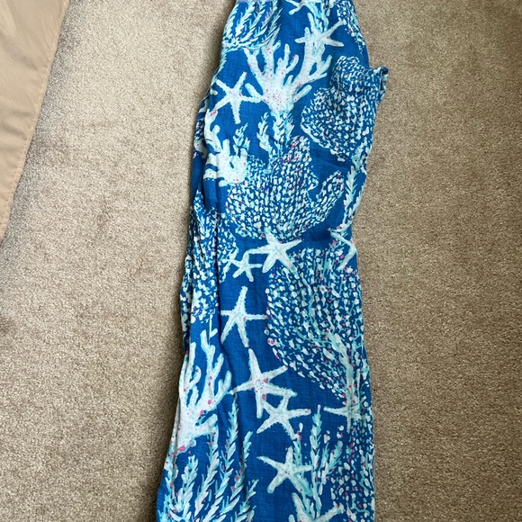 Lilly Pulitzer the Beach Pant Linen - Starfish - Picture 2 of 4